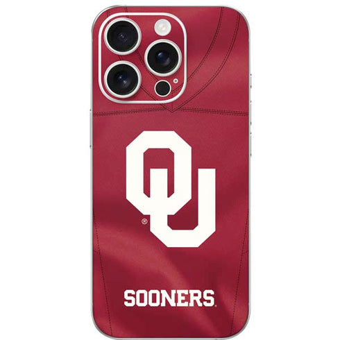 University of Oklahoma Red Jersey iPhone 16 Pro Skin